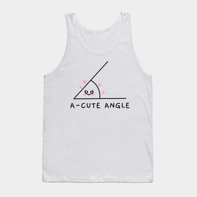 A-Cute Angle Tank Top by ZB Designs